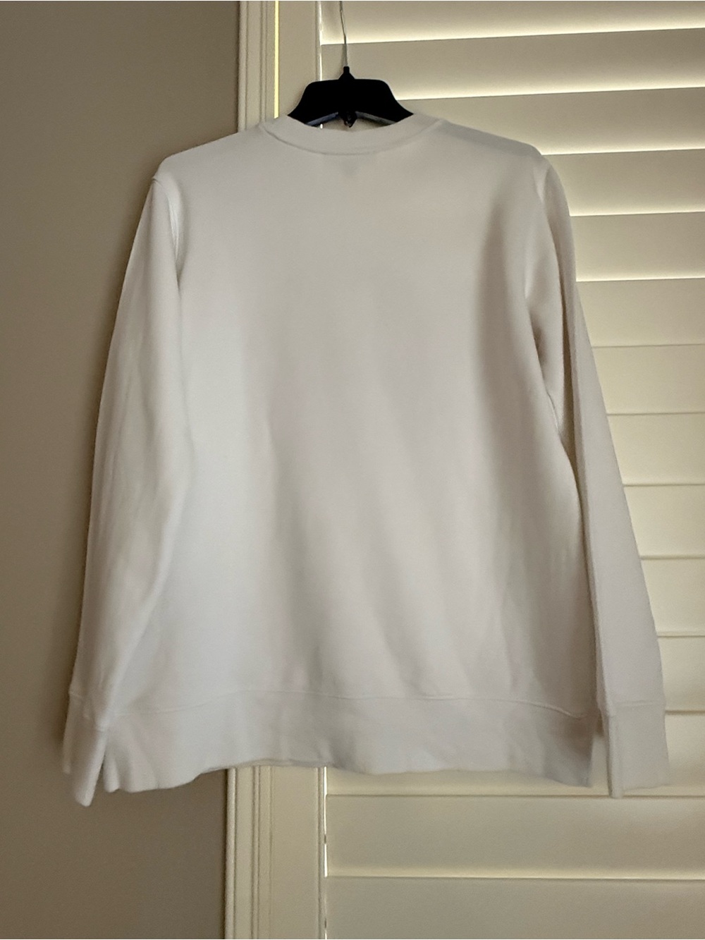 Brand New Michael Kors White Crewneck Sweatshirt With Rainbow Rhinestone Emblem - Picture 2 of 4